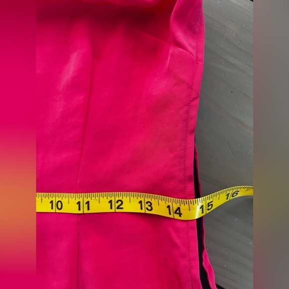 Sachin + Babi NWT Vegas Silk pink and black Cocktail Dress Sequin Shoulder 4 - Picture 12 of 13